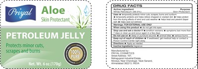 Principal Display &amp; Drug Fact Panel (Aloevera Jelly)